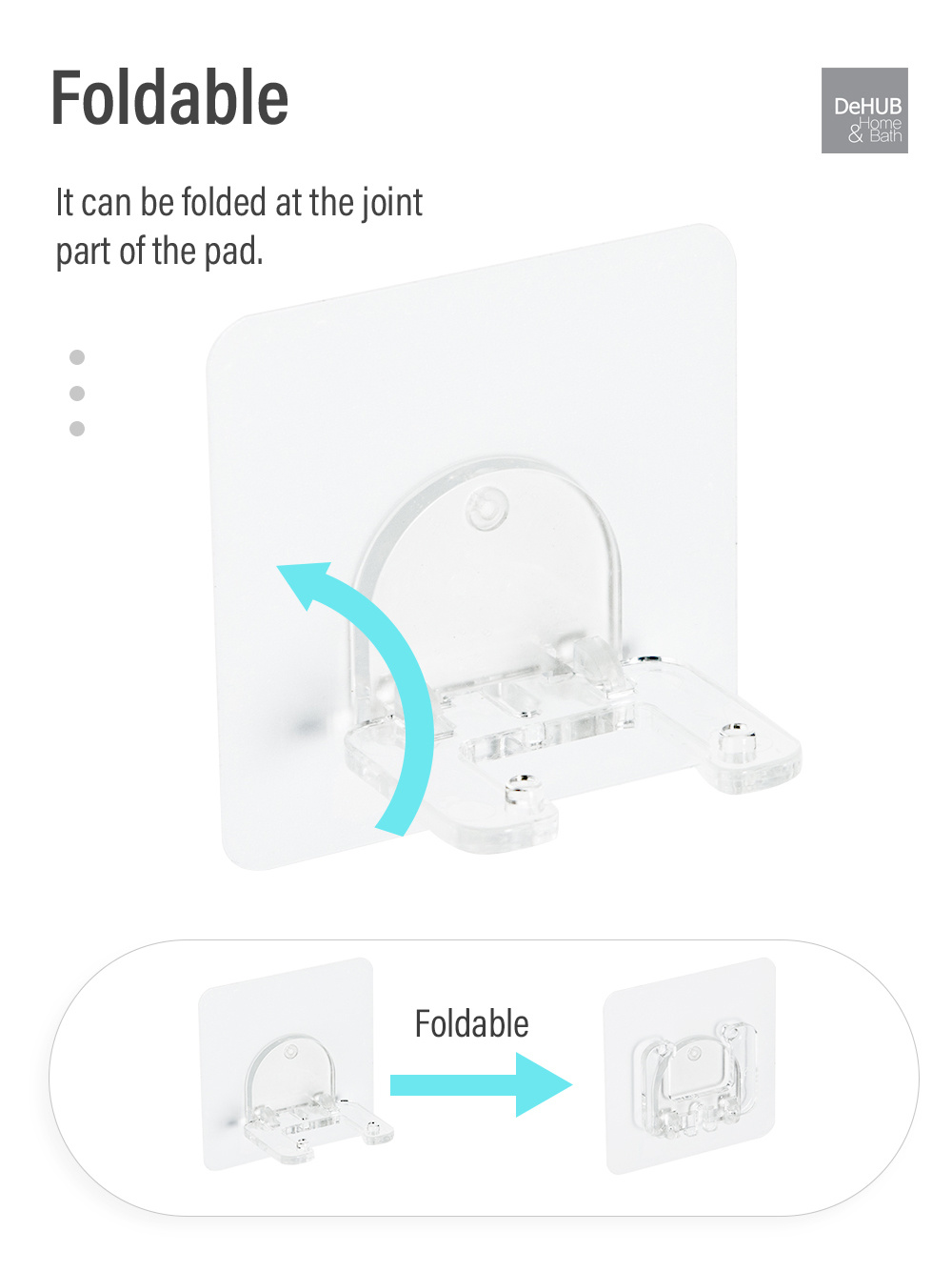 KOREA-DeHUB-Sticky-Vacuum-Pad-Razor-Holder-5